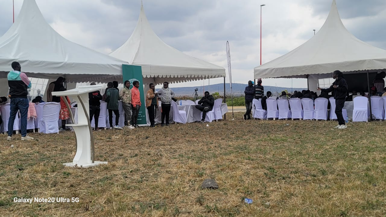 Bootcamp under tent